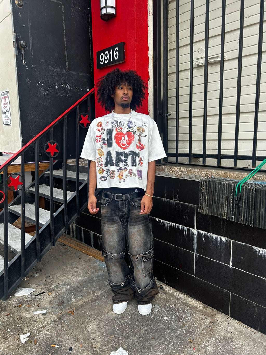 I LOVE ART WHITE TEE